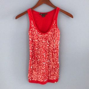 Armani Exchange sequined tank top